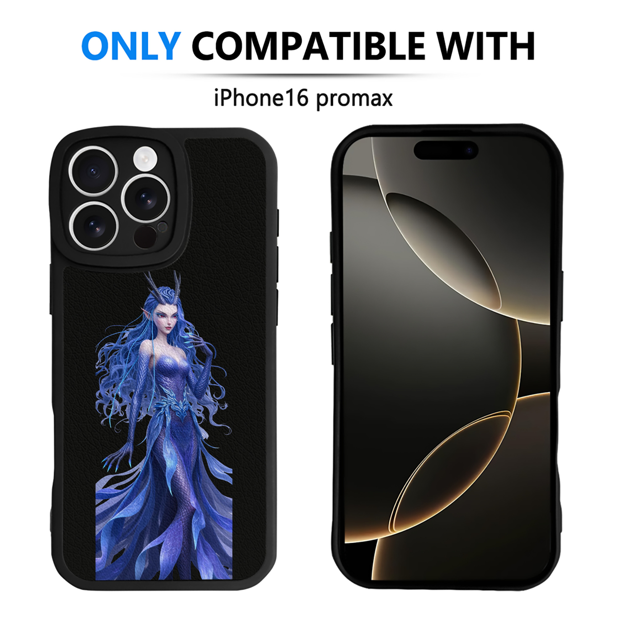 （画像用） Ne Zha 2 ナタ 魔童の大暴れ 【iPhone 16シリーズ対応】シリコンスマホケース（レザー調） 材質：シリコン